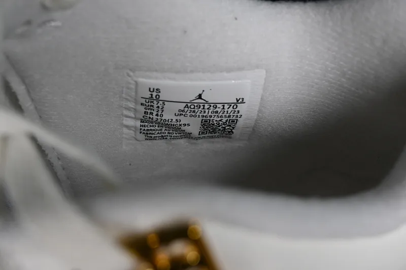 All categories Air Jordan Jordan series basketball shoes Air Jordan 4 C version Air Jordan 4 Retro "Metallic Gold" AJ4 Joe 4 meters white gold AQ9129-170